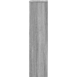 vidaXL Cubierta de radiador madera ingeniería 78x20x82 cm Gris sonoma Hot