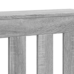 vidaXL Cubierta de radiador madera ingeniería 78x20x82 cm Gris sonoma Hot