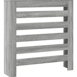 vidaXL Cubierta de radiador madera ingeniería 78x20x82 cm Gris sonoma Online