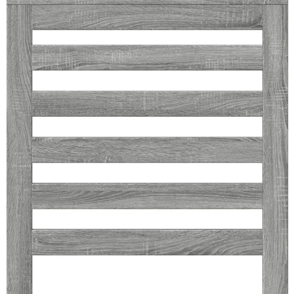 vidaXL Cubierta de radiador madera ingeniería 78x20x82 cm Gris sonoma Online