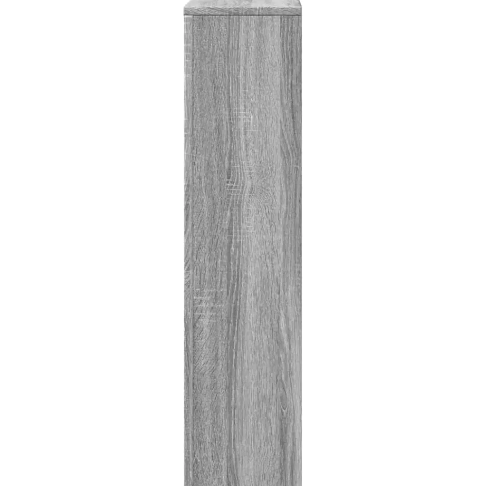 vidaXL Cubierta de radiador madera ingeniería 78x20x82 cm Gris sonoma Online