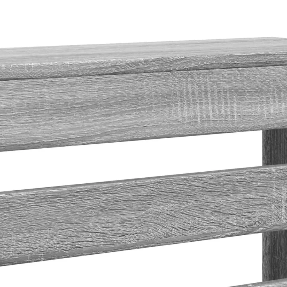 vidaXL Cubierta de radiador madera ingeniería 78x20x82 cm Gris sonoma Online