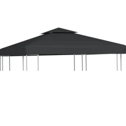 vidaXL Jardín-Cubierta de repuesto de cenador 310 g/m² 3x3 m