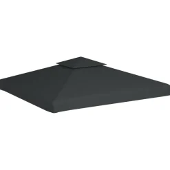 vidaXL Jardín-Cubierta de repuesto de cenador 310 g/m² 3x3 m