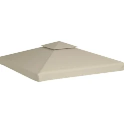 vidaXL Jardín-Cubierta de repuesto de cenador 310 g/m² 3x3 m