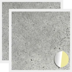 vidaXL Accesorios De Bricolaje-Cubierta de Tornillo Autoadhesiva 2 pcs Gris Concreto