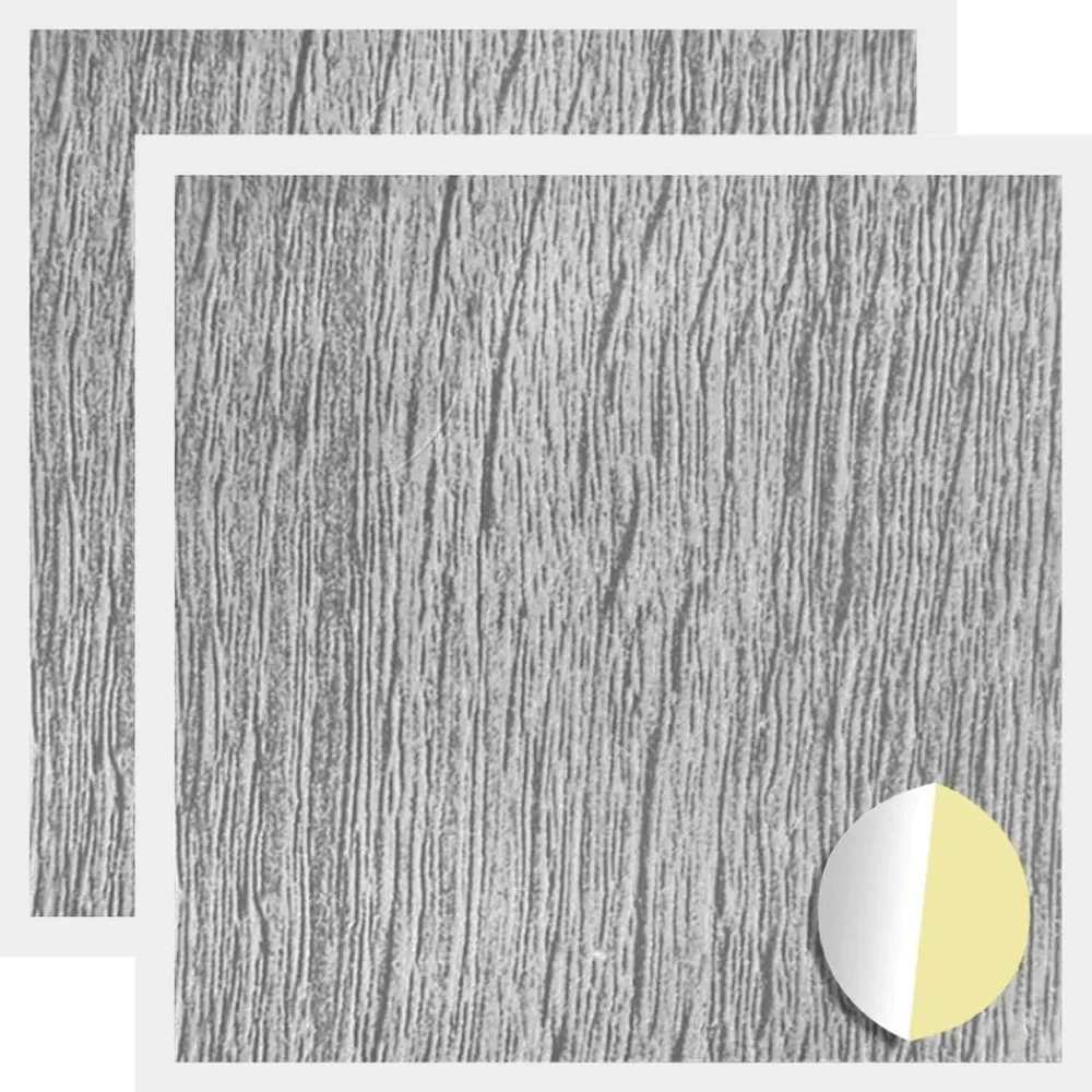 vidaXL Cubierta de Tornillo Autoadhesiva 2 pcs Gris Sonoma Sonoma-melamina Gris Clearance