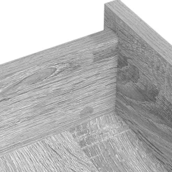vidaXL Cubierta de Tornillo Autoadhesiva 2 pcs Gris Sonoma Sonoma-melamina Gris Clearance