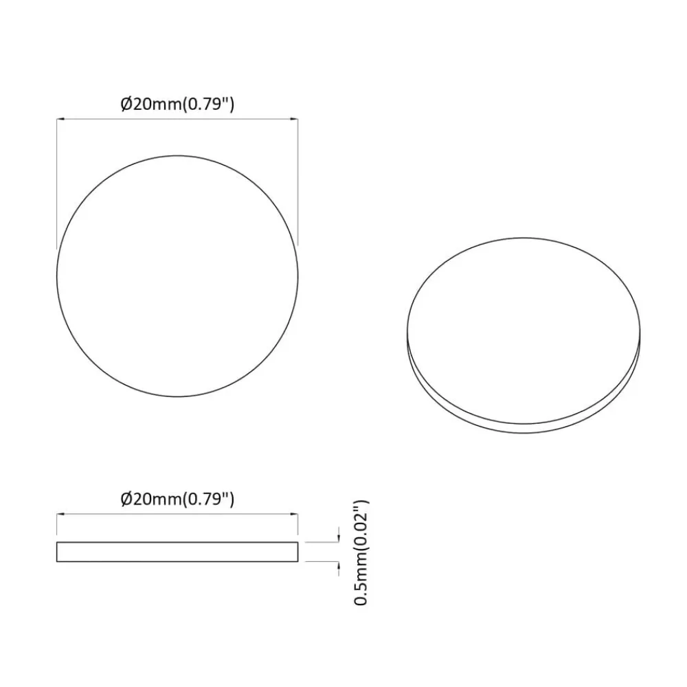 vidaXL Cubierta de Tornillo Autoadhesiva 2 pcs Gris Sonoma Sonoma-melamina Gris Clearance