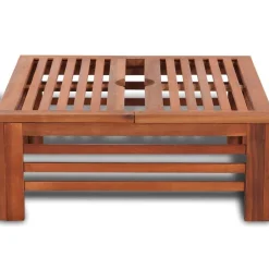 vidaXL Cubierta para base de sombrilla de madera Clearance