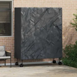 vidaXL Cubierta para Mesa de Pingpong Negro 165 x 70 x 185 cm tela New