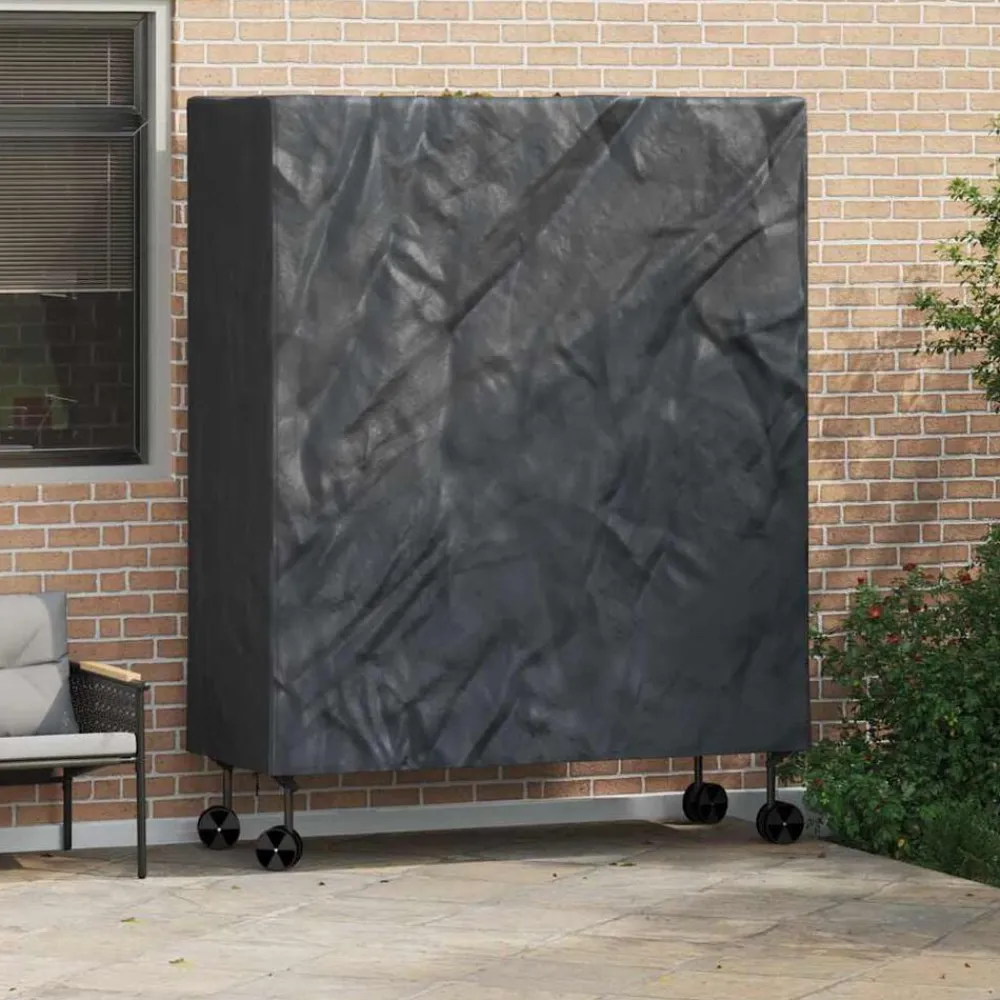 vidaXL Cubierta para Mesa de Pingpong Negro 165 x 70 x 185 cm tela New