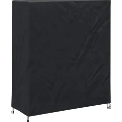 vidaXL Cubierta para Mesa de Pingpong Negro 165 x 70 x 185 cm tela New