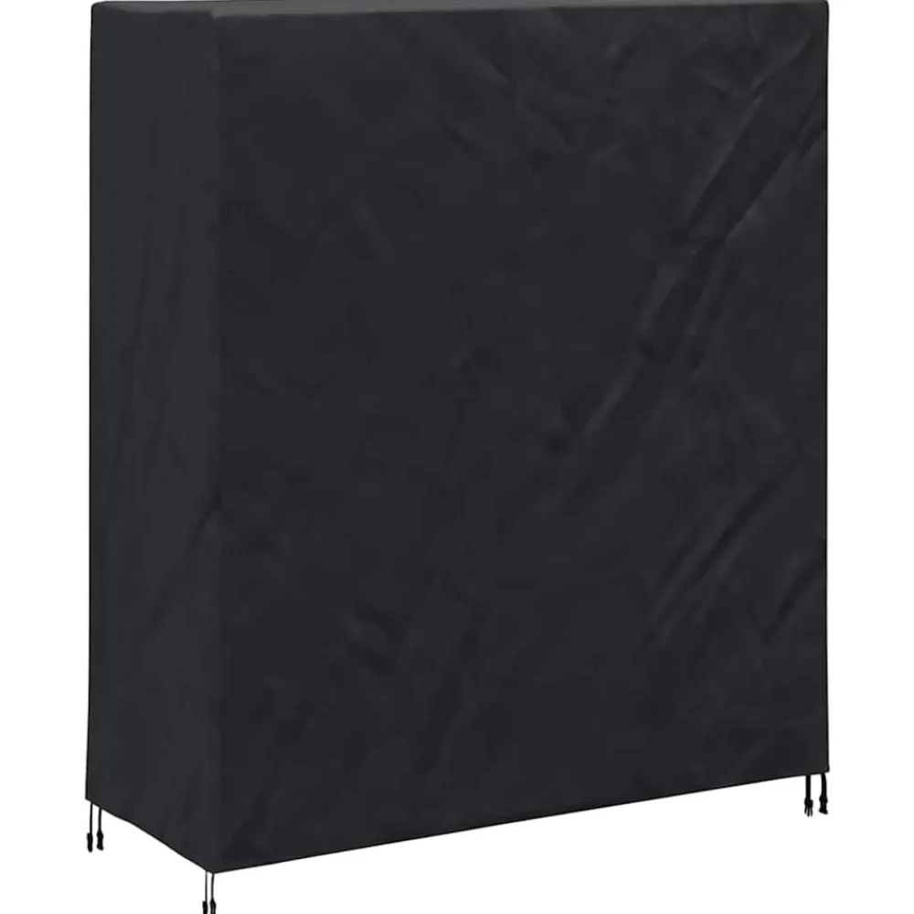 vidaXL Cubierta para Mesa de Pingpong Negro 165 x 70 x 185 cm tela New
