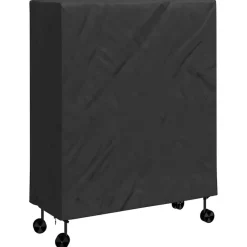 vidaXL Accesorios Para Muebles De Jardín-Cubierta para Mesa de Pingpong Negro 165 x 70 x 185 cm tela