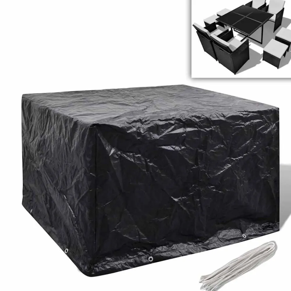 vidaXL Cubierta para muebles de jardín 8 ojales 113x113x73 cm Clearance