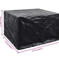 vidaXL Cubierta para muebles de jardín 8 ojales 113x113x73 cm Clearance