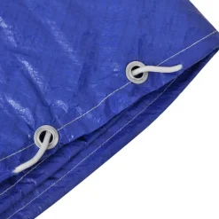 vidaXL Cubierta para piscina sobre suelo redonda 300 cm New