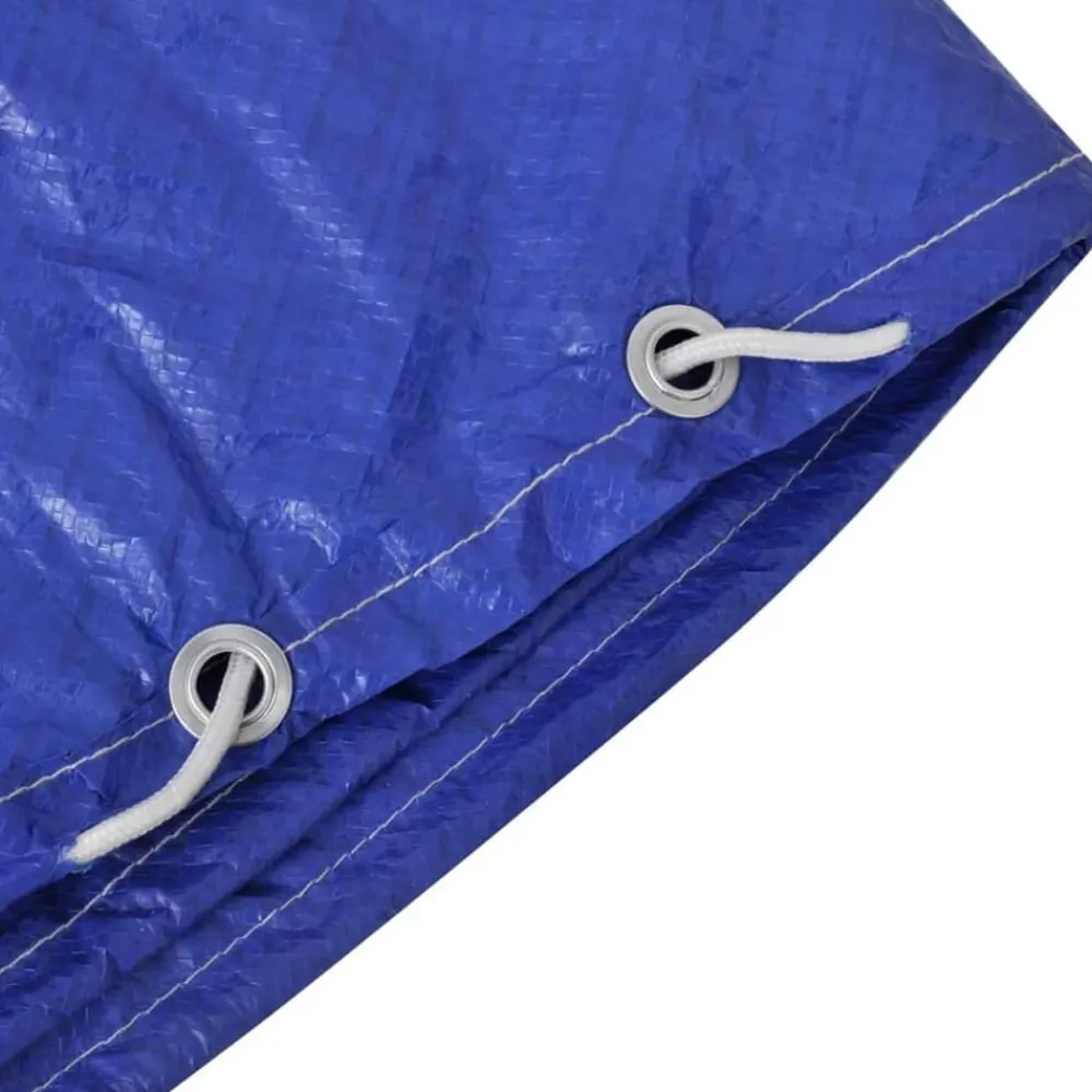 vidaXL Cubierta para piscina sobre suelo redonda 300 cm New