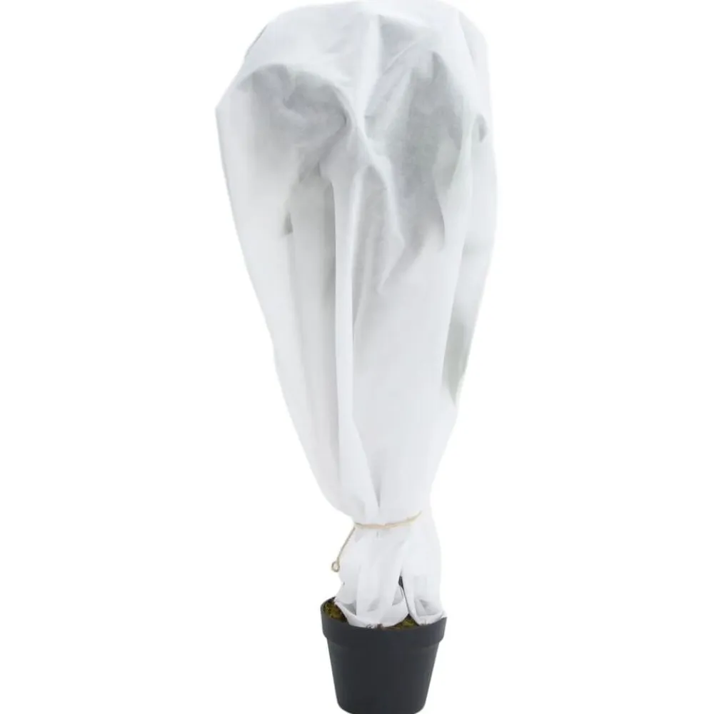 vidaXL Cubierta para plantas 70 g/m² 10x1,6 m Blanco Hot