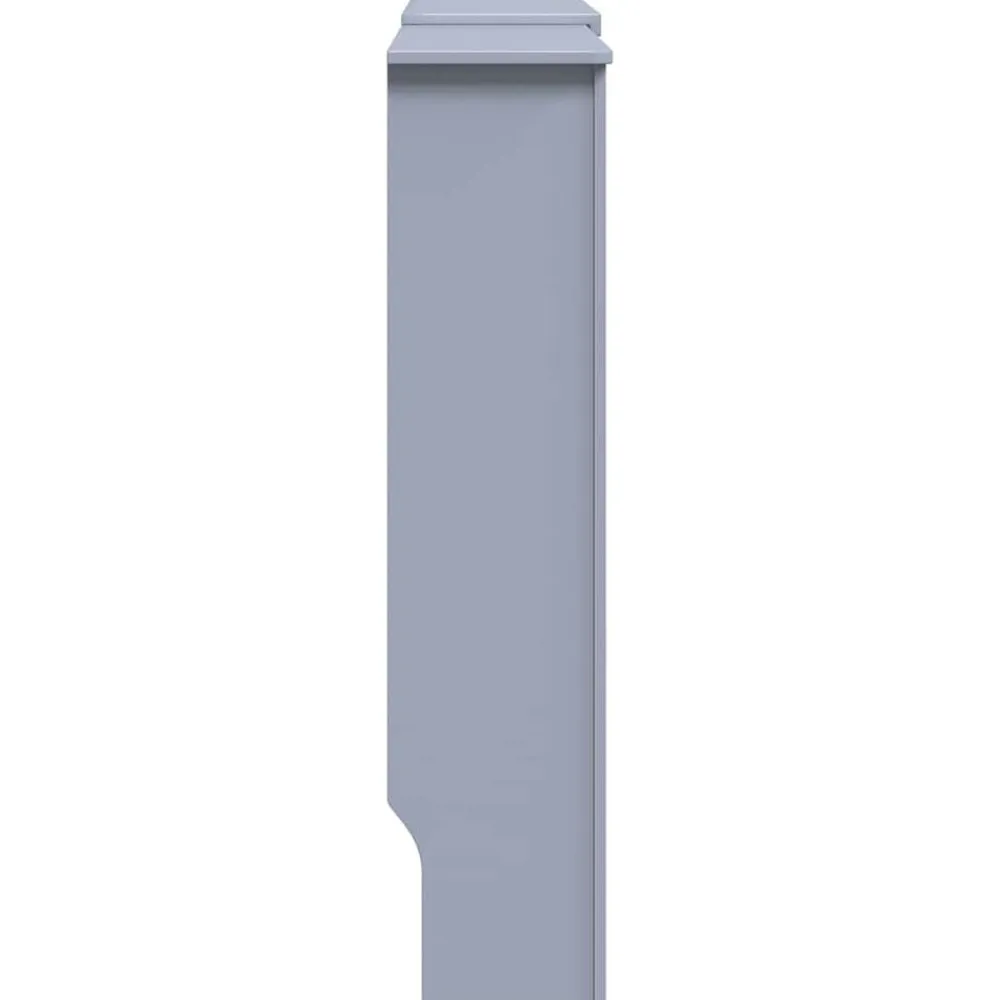 vidaXL Accesorios Para Electrodomésticos-Cubierta para radiador MDF 205 cm