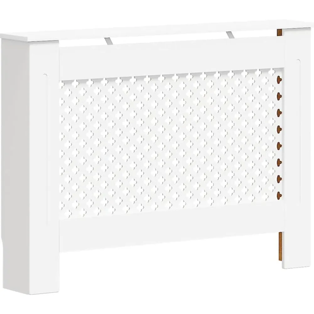 vidaXL Accesorios Para Electrodomésticos-Cubierta para radiador MDF 112x19x81,5 cm