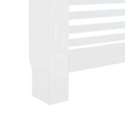 vidaXL Cubierta para radiador MDF 112x19x81,5 cm Blanco Clearance