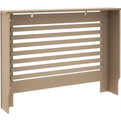 vidaXL Cubierta para radiador MDF 112x19x81,5 cm Marr&oacute;n Outlet