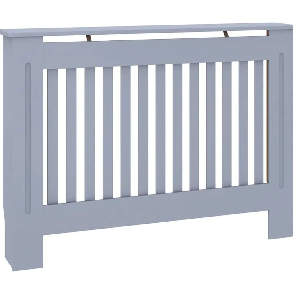 vidaXL Accesorios Para Electrodomésticos-Cubierta para radiador MDF 112x19x81,5 cm