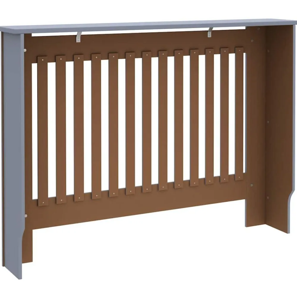 vidaXL Accesorios Para Electrodomésticos-Cubierta para radiador MDF 112x19x81,5 cm