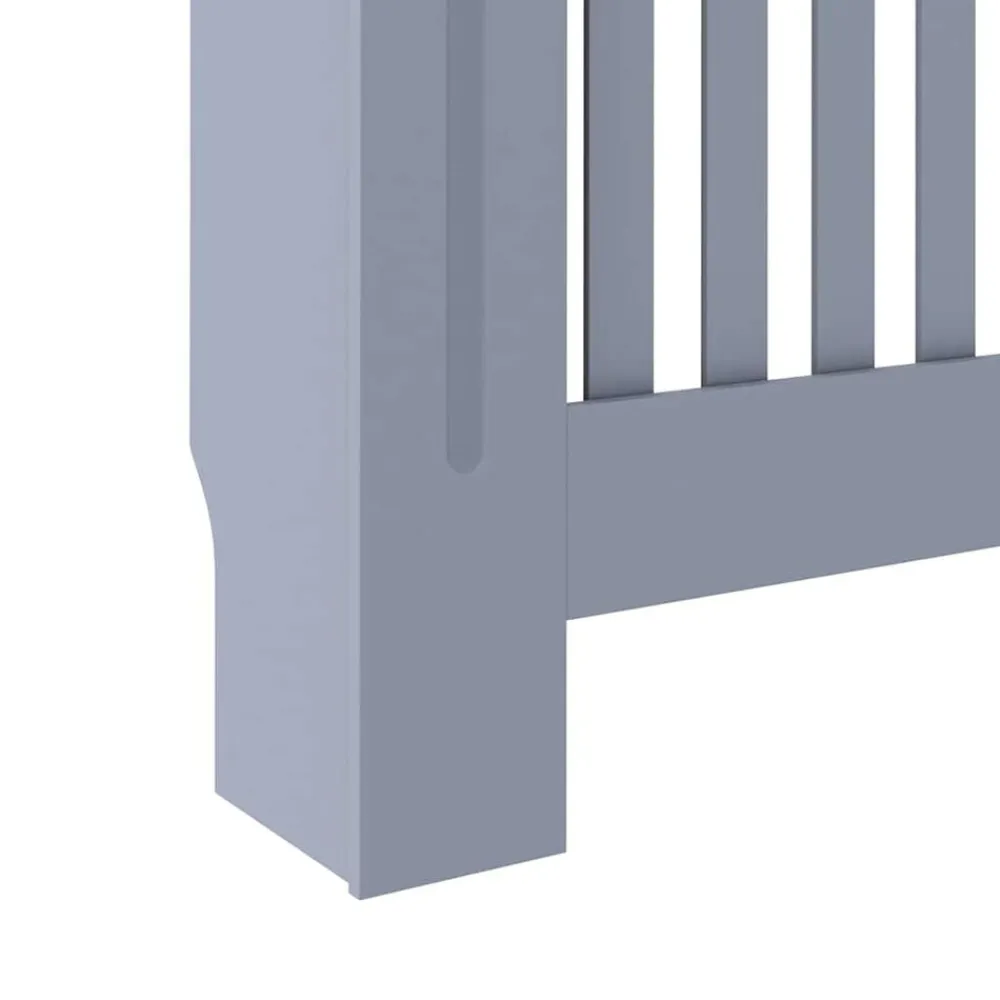 vidaXL Accesorios Para Electrodomésticos-Cubierta para radiador MDF 112x19x81,5 cm