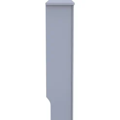 vidaXL Cubierta para radiador MDF gris antracita 112x19x81,5 cm New