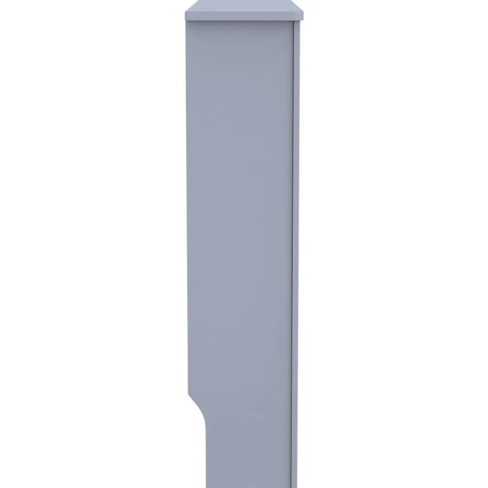 vidaXL Cubierta para radiador MDF gris antracita 112x19x81,5 cm New