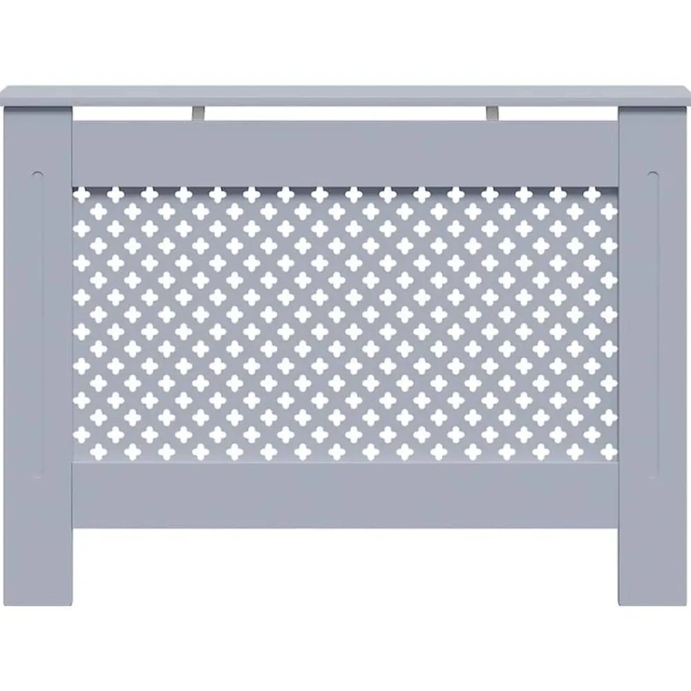 vidaXL Cubierta para radiador MDF gris 112x19x81,5 cm Antracita Sale