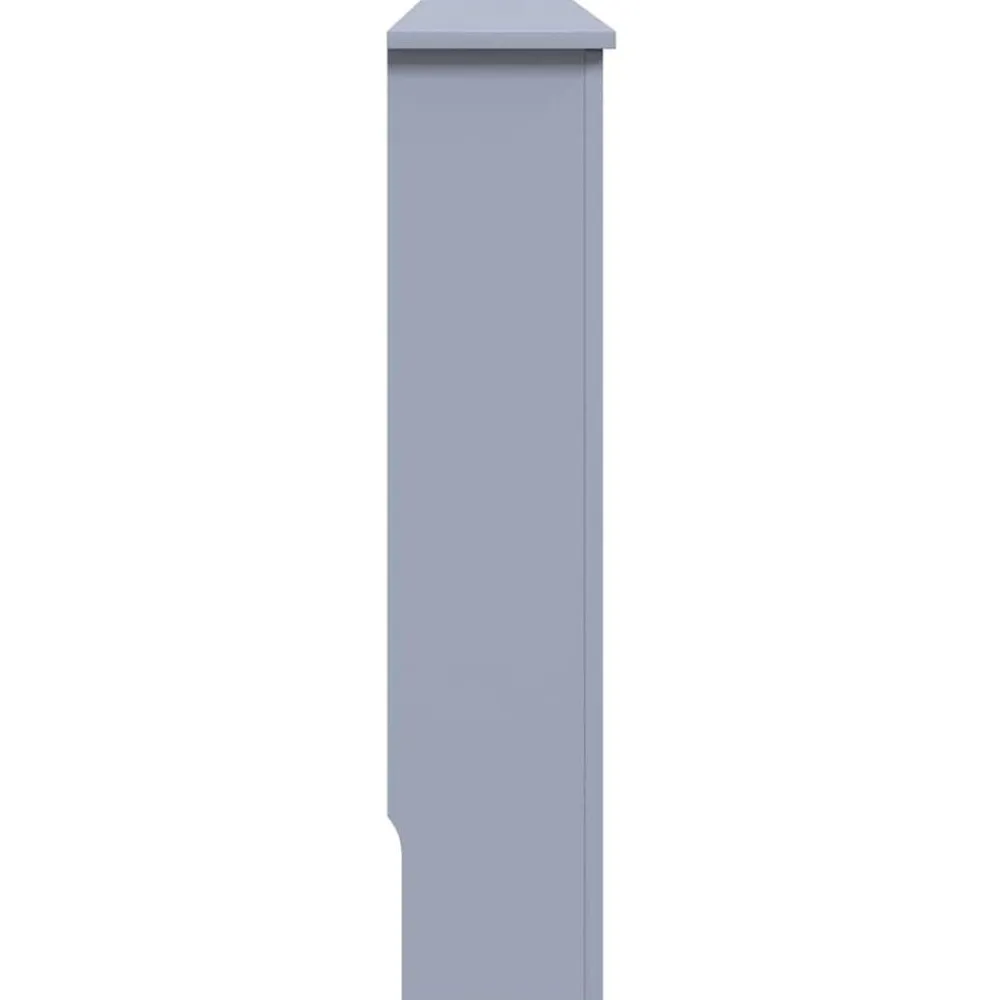 vidaXL Cubierta para radiador MDF gris 112x19x81,5 cm Antracita Sale