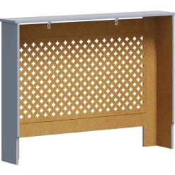 vidaXL Cubierta para radiador MDF gris 112x19x81,5 cm Antracita Sale