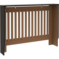vidaXL Accesorios Para Electrodomésticos-Cubierta para radiador MDF 112x19x81,5 cm