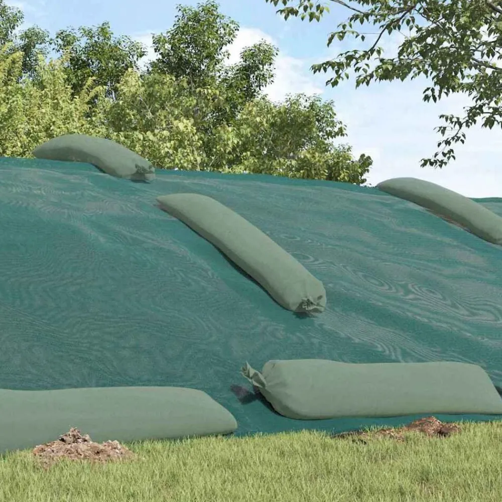 vidaXL Cubierta para silo Verde 6 x 5 m HDPE Sale