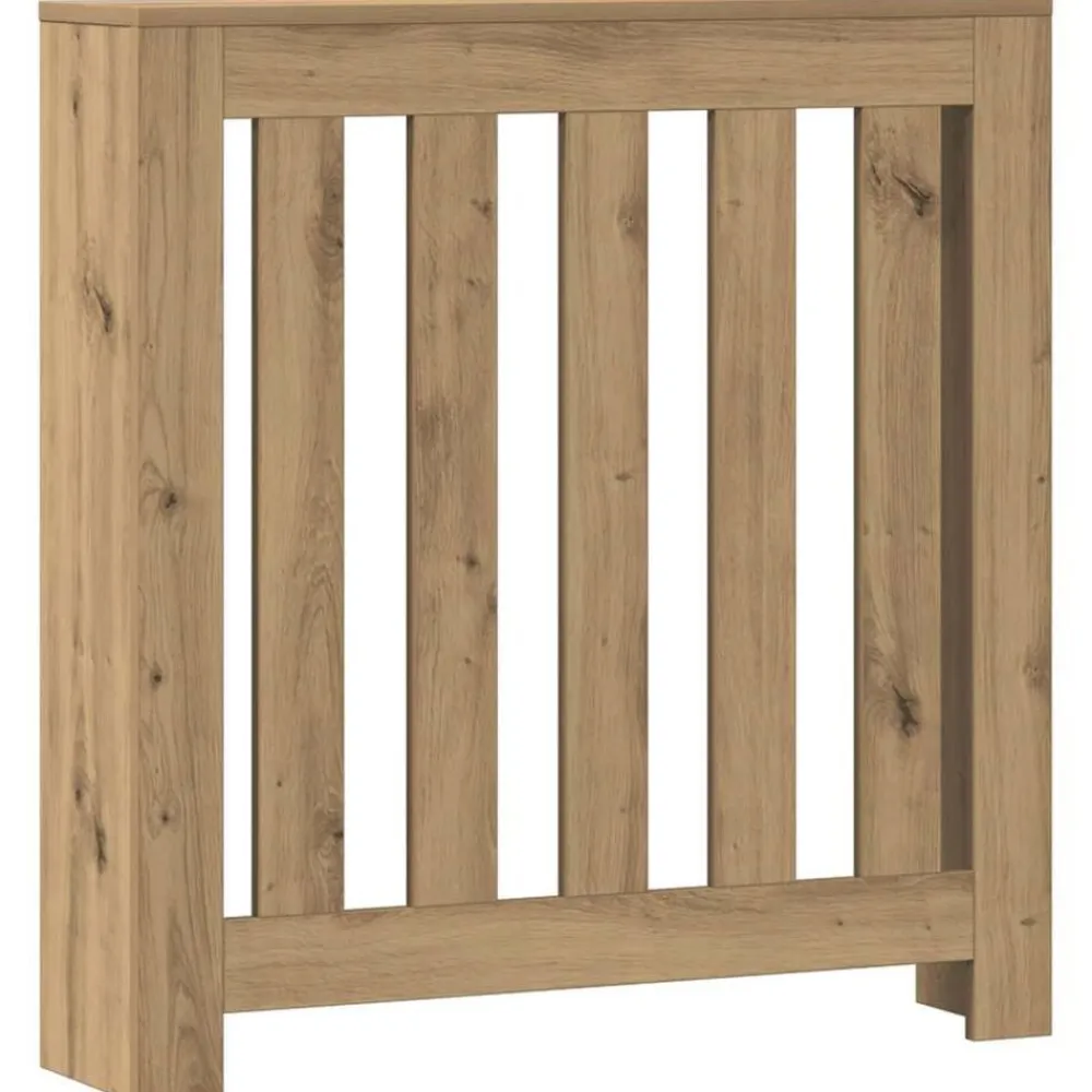 vidaXL Cubierta radiador madera ingeniería artisan 78x20x82 cm Roble Outlet