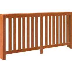 vidaXL Cubierta radiador madera maciza pino marrón cera 169x19x84 cm Marrón Best