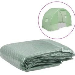 vidaXL Cubierta repuesto de invernadero (4,5 m²) 300x150x200 cm Verde Discount
