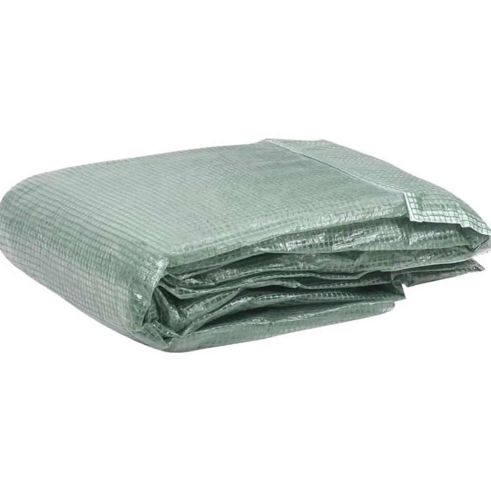 vidaXL Cubierta repuesto de invernadero (4,5 m²) 300x150x200 cm Verde Discount