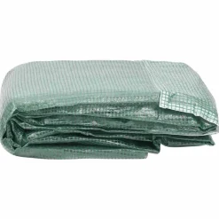 vidaXL Cubierta repuesto de invernadero (4,5 m²) 300x150x200 cm Verde Discount