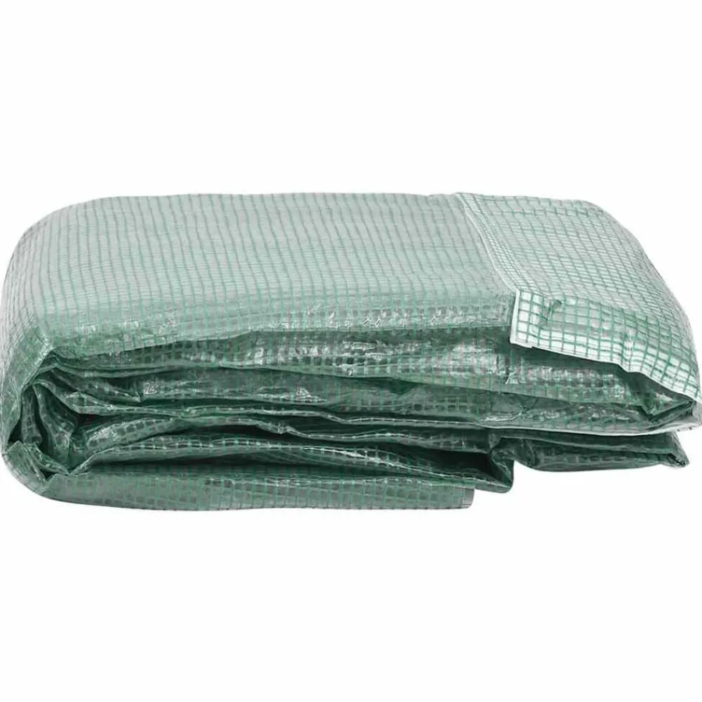 vidaXL Cubierta repuesto de invernadero (4,5 m²) 300x150x200 cm Verde Discount