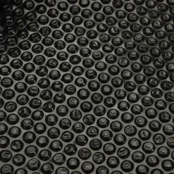vidaXL Cubierta solar de piscina PE rectangular flotante 10x5 m Negro Outlet