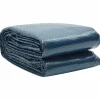 vidaXL Cubierta solar de piscina de PE flotante negro y azul 600x400cm Sale