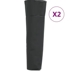 vidaXL Cubiertas calefactores torre 2 uds tela Oxford 420D 86x47x241cm Best
