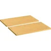 vidaXL Cubiertas de cocina 2 uds bambú 50x28x1,5 cm Online