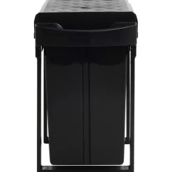 vidaXL Cubo de basura extraíble en armario de cocina cierre suave 36 L Outlet