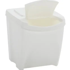 vidaXL Cubos de basura apilables 4 uds polipropileno 100 L Blanco Best